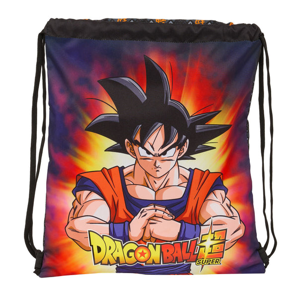 Skopåse med remmar Dragon Ball Svart 35 x 40 x 1 cm-Kontor och Kontorsmaterial, Skol- och utbildningsmaterial-Dragon Ball-peaceofhome.se