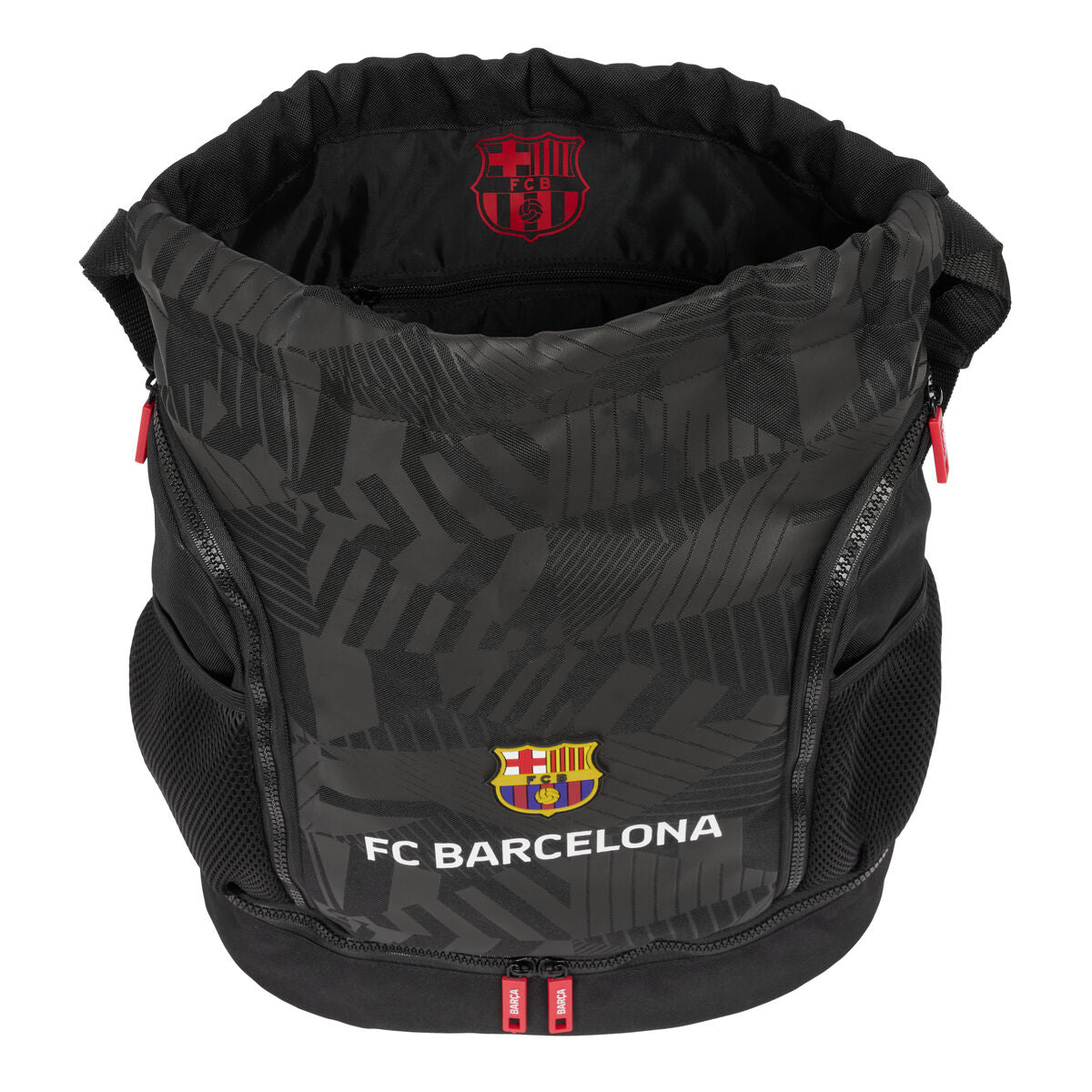 Skopåse med remmar F.C. Barcelona Black Svart 35 x 40 x 1 cm-Kontor och Kontorsmaterial, Skol- och utbildningsmaterial-F.C. Barcelona-peaceofhome.se