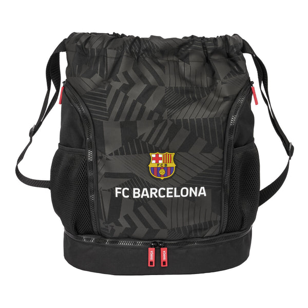 Skopåse med remmar F.C. Barcelona Black Svart 35 x 40 x 1 cm-Kontor och Kontorsmaterial, Skol- och utbildningsmaterial-F.C. Barcelona-peaceofhome.se