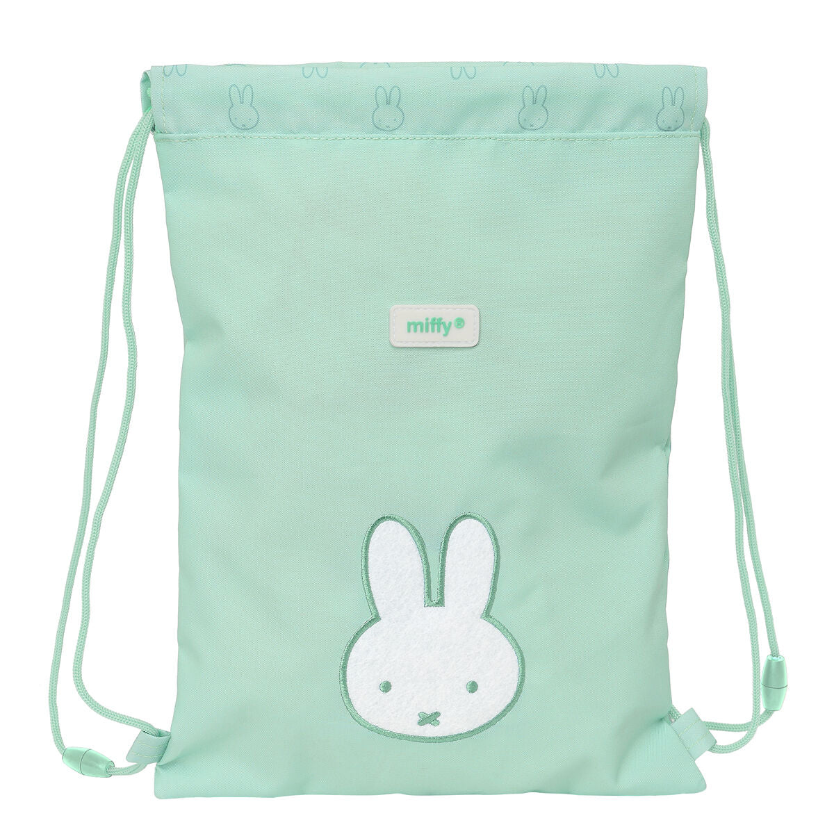 Skopåse med remmar Miffy Menta Mint 26 x 34 x 1 cm-Kontor och Kontorsmaterial, Skol- och utbildningsmaterial-Miffy-peaceofhome.se