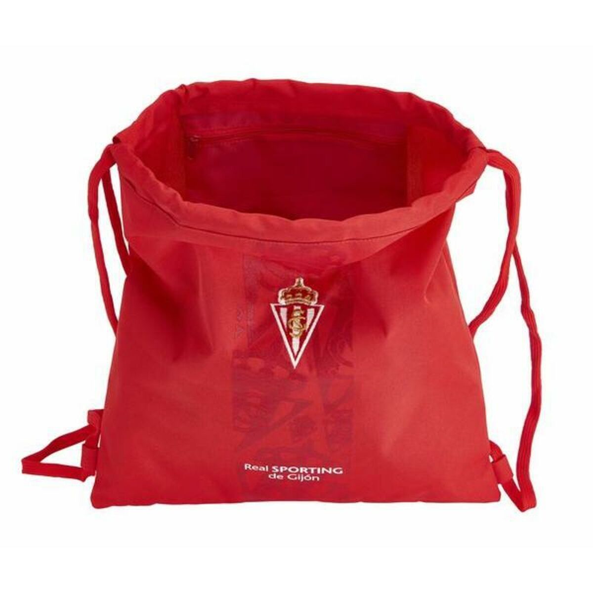 Skopåse med remmar Real Sporting de Gijón Röd 35 x 40 cm-Sport och utomhus, Produkter för fans-Real Sporting de Gijón-peaceofhome.se