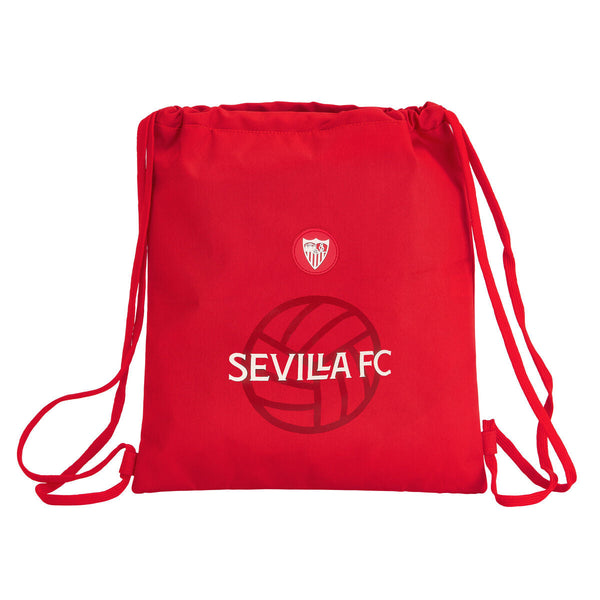 Skopåse med remmar Sevilla Fútbol Club Röd 35 x 40 x 1 cm-Kontor och Kontorsmaterial, Skol- och utbildningsmaterial-Sevilla Fútbol Club-peaceofhome.se