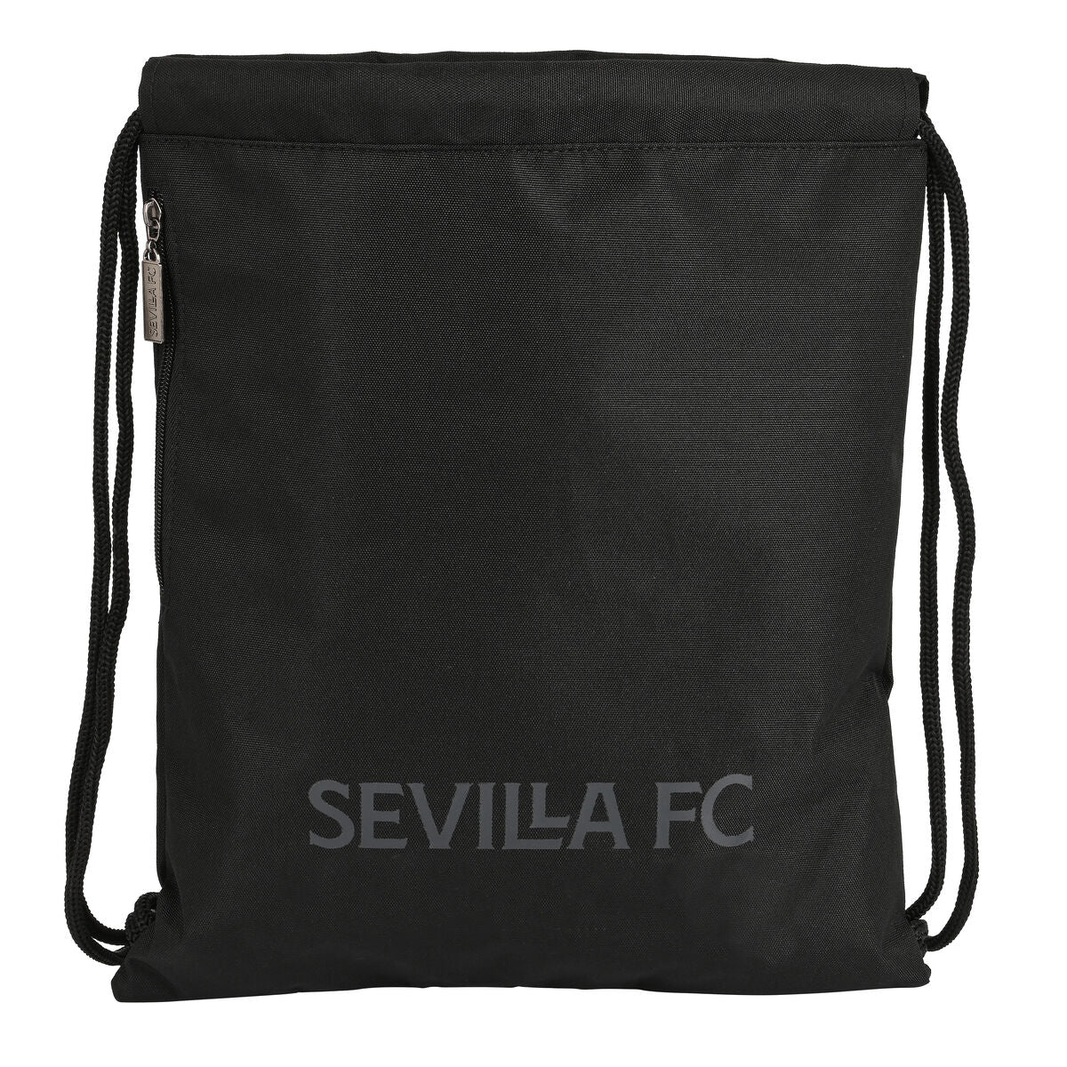 Skopåse med remmar Sevilla Fútbol Club Teen 35 x 40 x 1 cm Svart-Kontor och Kontorsmaterial, Skol- och utbildningsmaterial-Sevilla Fútbol Club-peaceofhome.se