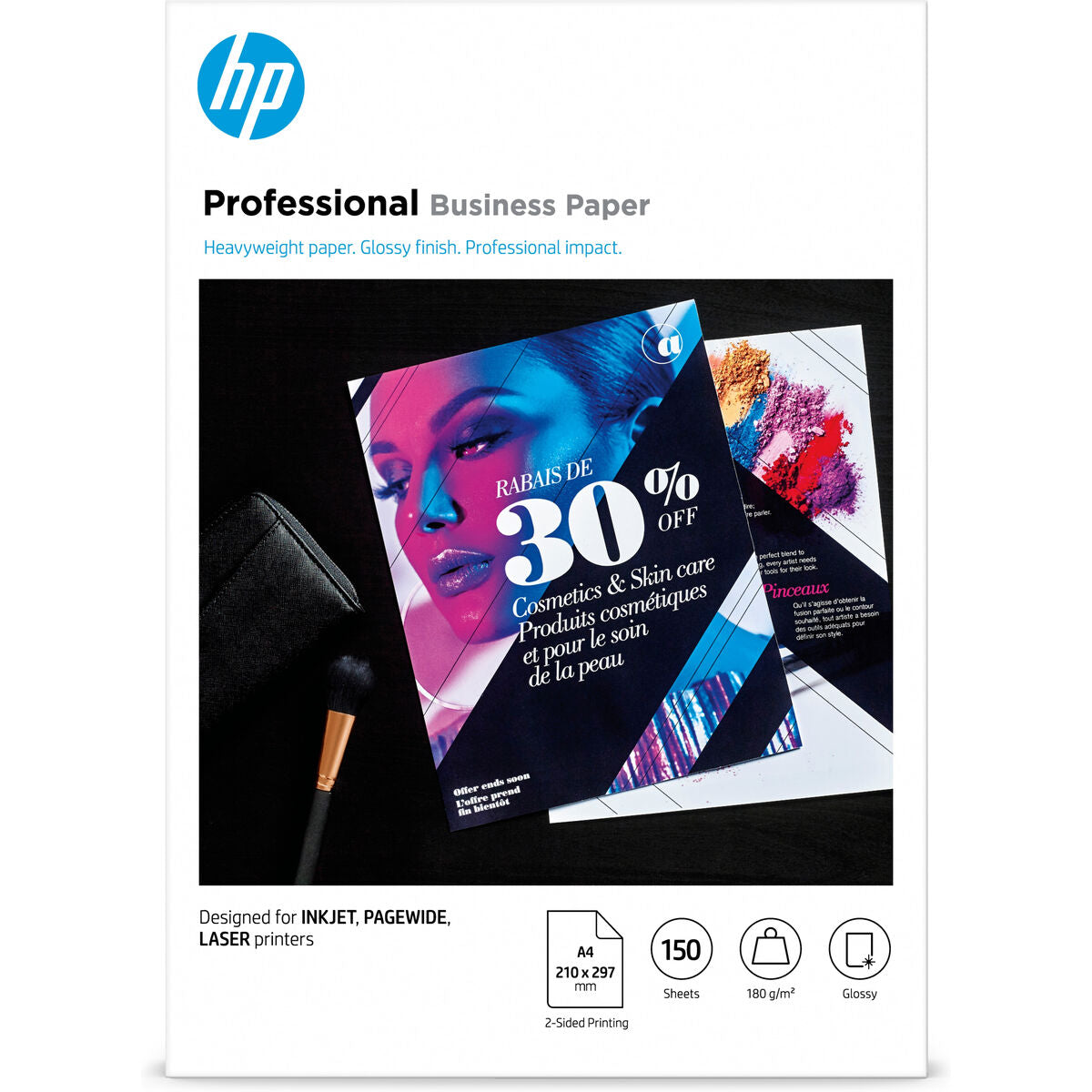 Skrivarpapper HP 3VK91A A4-Kontor och Kontorsmaterial, Pappersprodukter för kontoret-HP-peaceofhome.se