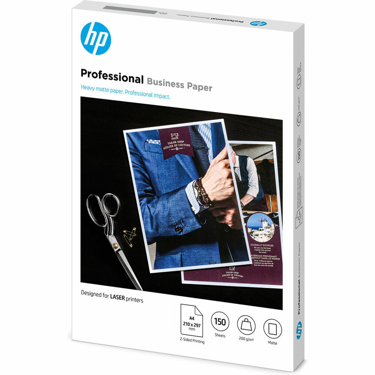 Skrivarpapper HP 7MV80A A4-Kontor och Kontorsmaterial, Pappersprodukter för kontoret-HP-peaceofhome.se