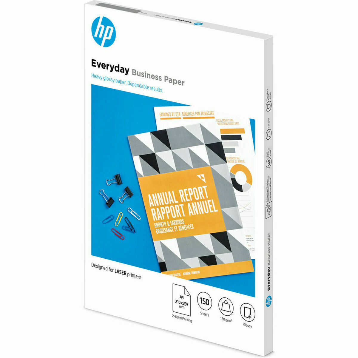 Skrivarpapper HP 7MV82A A4-Kontor och Kontorsmaterial, Pappersprodukter för kontoret-HP-peaceofhome.se
