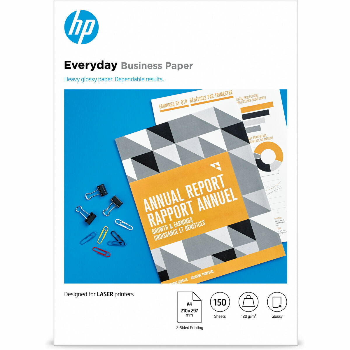 Skrivarpapper HP 7MV82A A4-Kontor och Kontorsmaterial, Pappersprodukter för kontoret-HP-peaceofhome.se