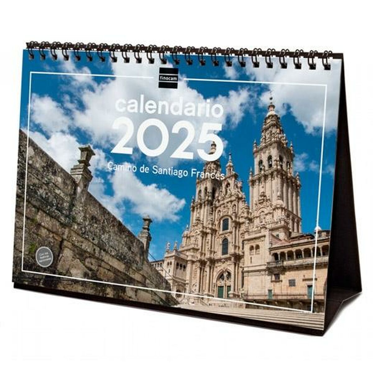 Skrivbordskalender Finocam CAMINO DE SANTIAGO Multicolour Papper 21 x 15 cm 2025-Kontor och Kontorsmaterial, Kalendrar, dagböcker och personliga arrangörer-Finocam-peaceofhome.se