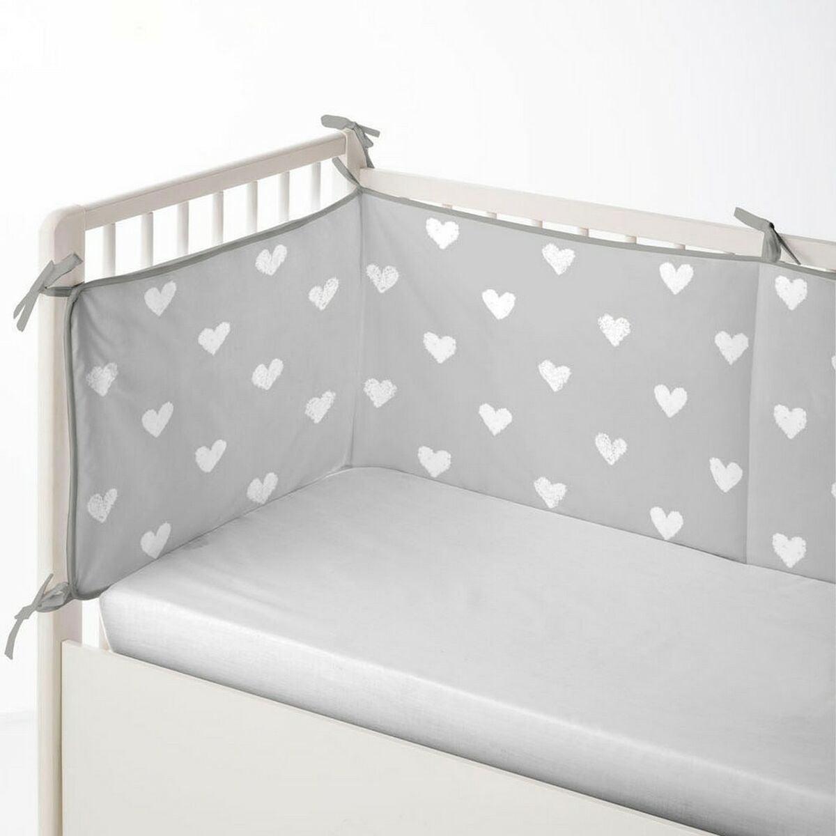 Skydd till spjälsäng Cool Kids Hearts (60 x 60 x 60 + 40 cm)-Bebis, Sovrum-Cool Kids-peaceofhome.se