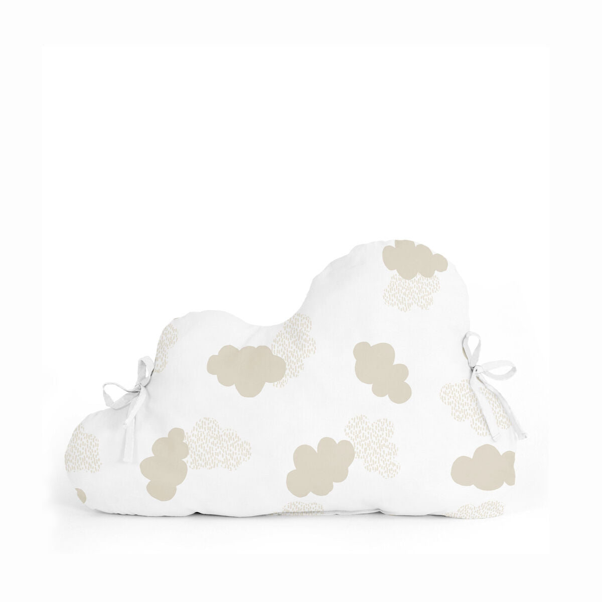 Skydd till spjälsäng HappyFriday Basic Kids Clouds Beige 60 x 40 cm-Bebis, Sovrum-HappyFriday-peaceofhome.se