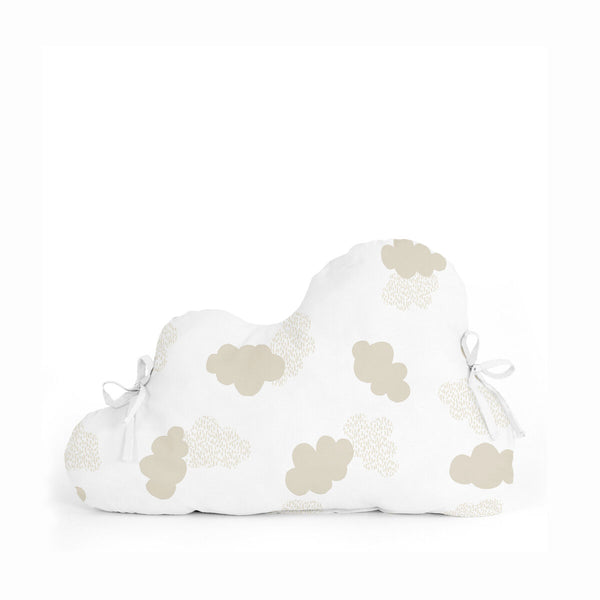 Skydd till spjälsäng HappyFriday Basic Kids Clouds Beige 60 x 40 cm-Bebis, Sovrum-HappyFriday-peaceofhome.se