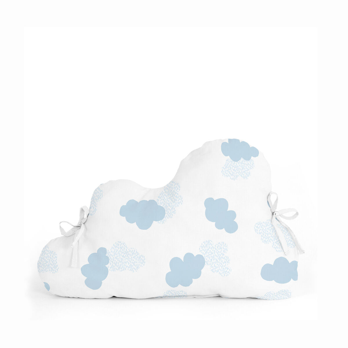 Skydd till spjälsäng HappyFriday Basic Kids Clouds Blå 60 x 40 cm-Bebis, Sovrum-HappyFriday-peaceofhome.se