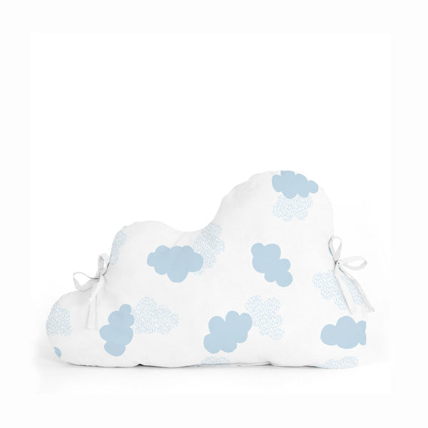Skydd till spjälsäng HappyFriday Basic Kids Clouds Blå 60 x 40 cm-Bebis, Sovrum-HappyFriday-peaceofhome.se