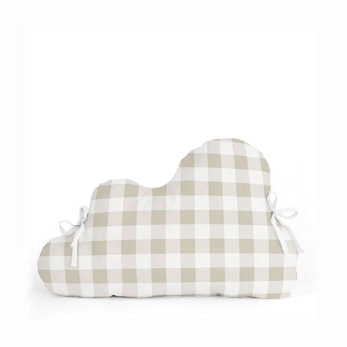 Skydd till spjälsäng HappyFriday Basic Kids Vichy Beige 60 x 40 cm-Bebis, Sovrum-HappyFriday-peaceofhome.se