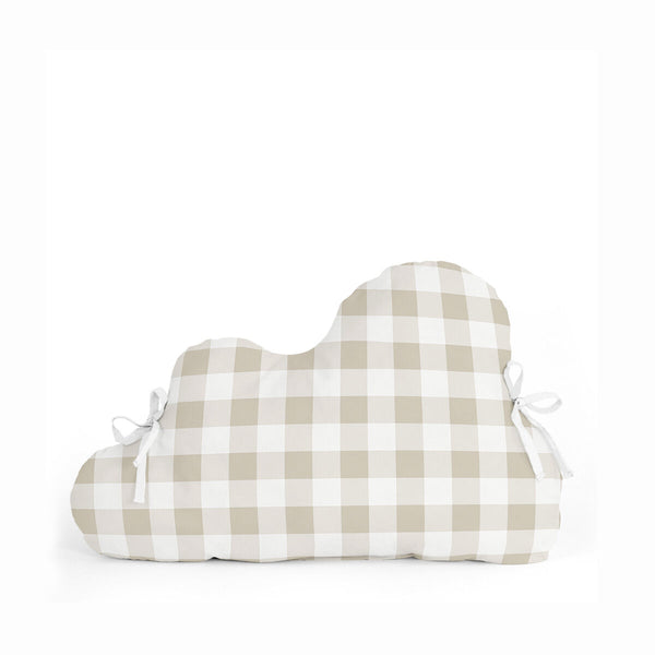 Skydd till spjälsäng HappyFriday Basic Kids Vichy Beige 60 x 40 cm-Bebis, Sovrum-HappyFriday-peaceofhome.se