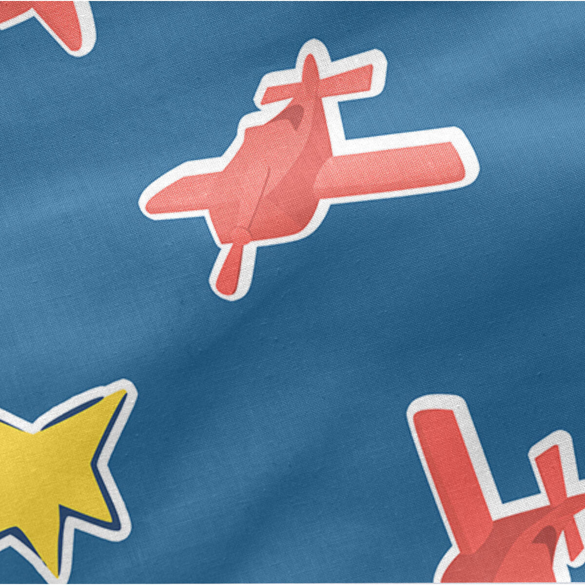 Skydd till spjälsäng HappyFriday Le Petit Prince Son avion Multicolour 60 x 40 cm-Bebis, Sovrum-HappyFriday-peaceofhome.se