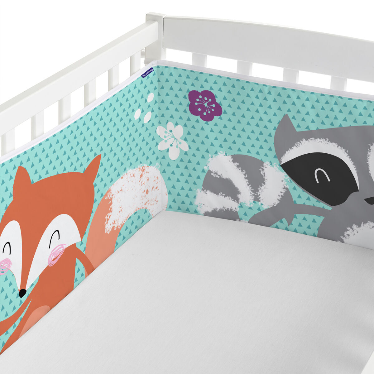 Skydd till spjälsäng HappyFriday Moshi Moshi Fantasy Multicolour 210 x 40 cm-Bebis, Sovrum-HappyFriday-peaceofhome.se