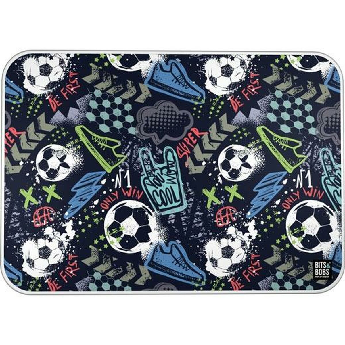 Skyddsmatta Bits&Bobs MATCH Multicolour PVC 47 x 33 cm Bordsduk (2 antal)-Kontor och Kontorsmaterial, Kontorsmaterial-Bits&Bobs-peaceofhome.se