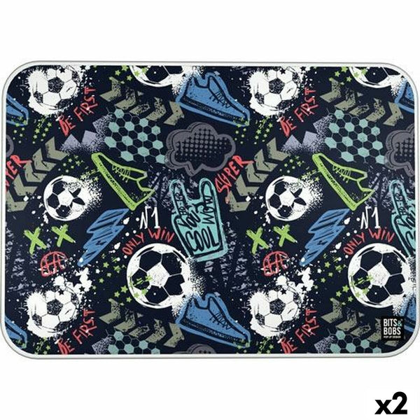Skyddsmatta Bits&Bobs MATCH Multicolour PVC 47 x 33 cm Bordsduk (2 antal)-Kontor och Kontorsmaterial, Kontorsmaterial-Bits&Bobs-peaceofhome.se
