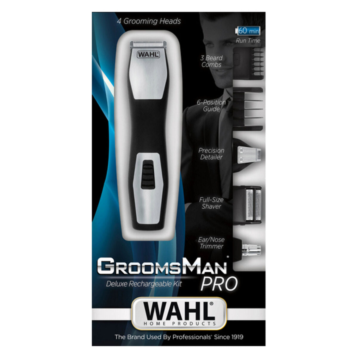 Sladdlös Trimmer Wahl 9855-1216 Svart-Kontor och Kontorsmaterial, Pappersprodukter för kontoret-Wahl-peaceofhome.se