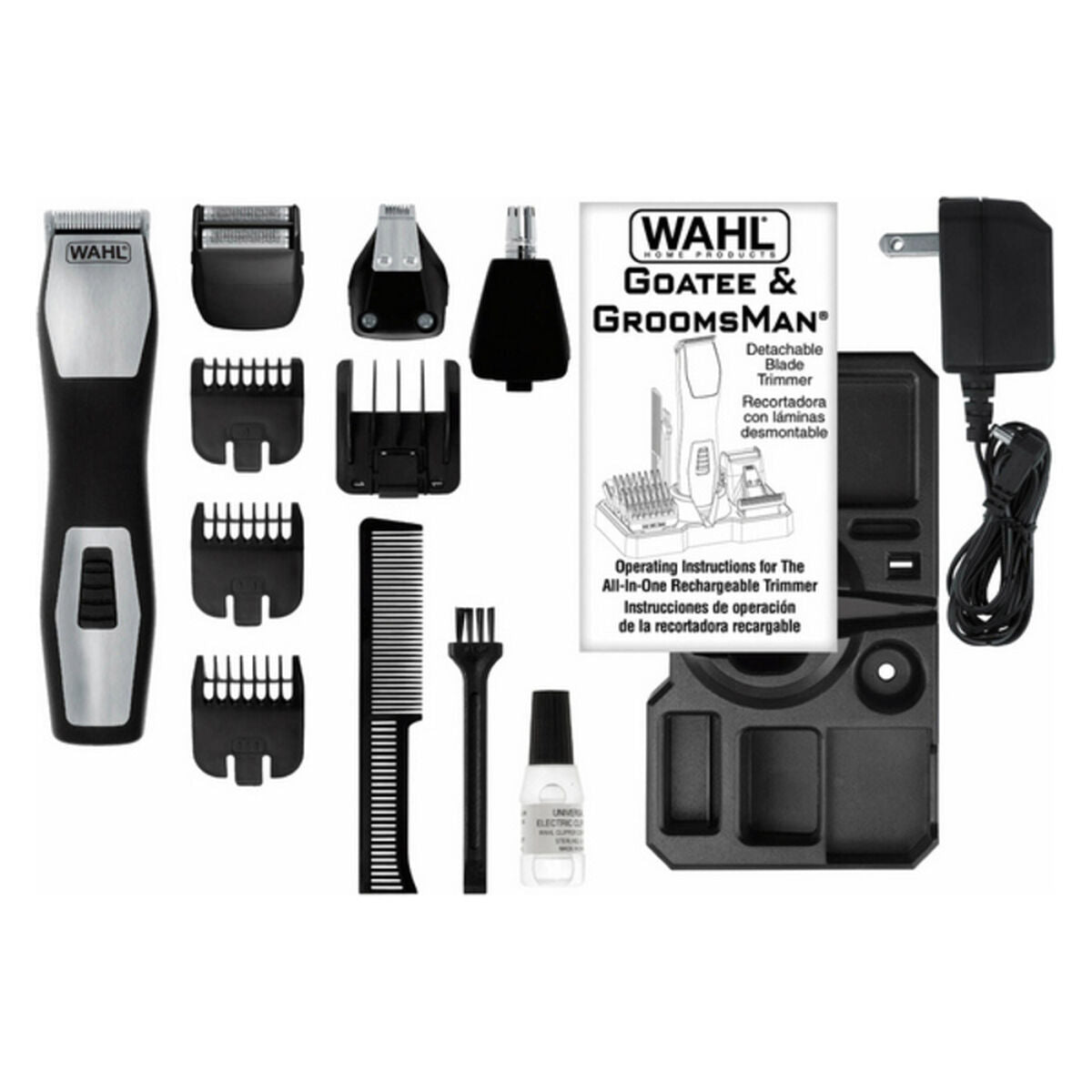 Sladdlös Trimmer Wahl 9855-1216 Svart-Kontor och Kontorsmaterial, Pappersprodukter för kontoret-Wahl-peaceofhome.se