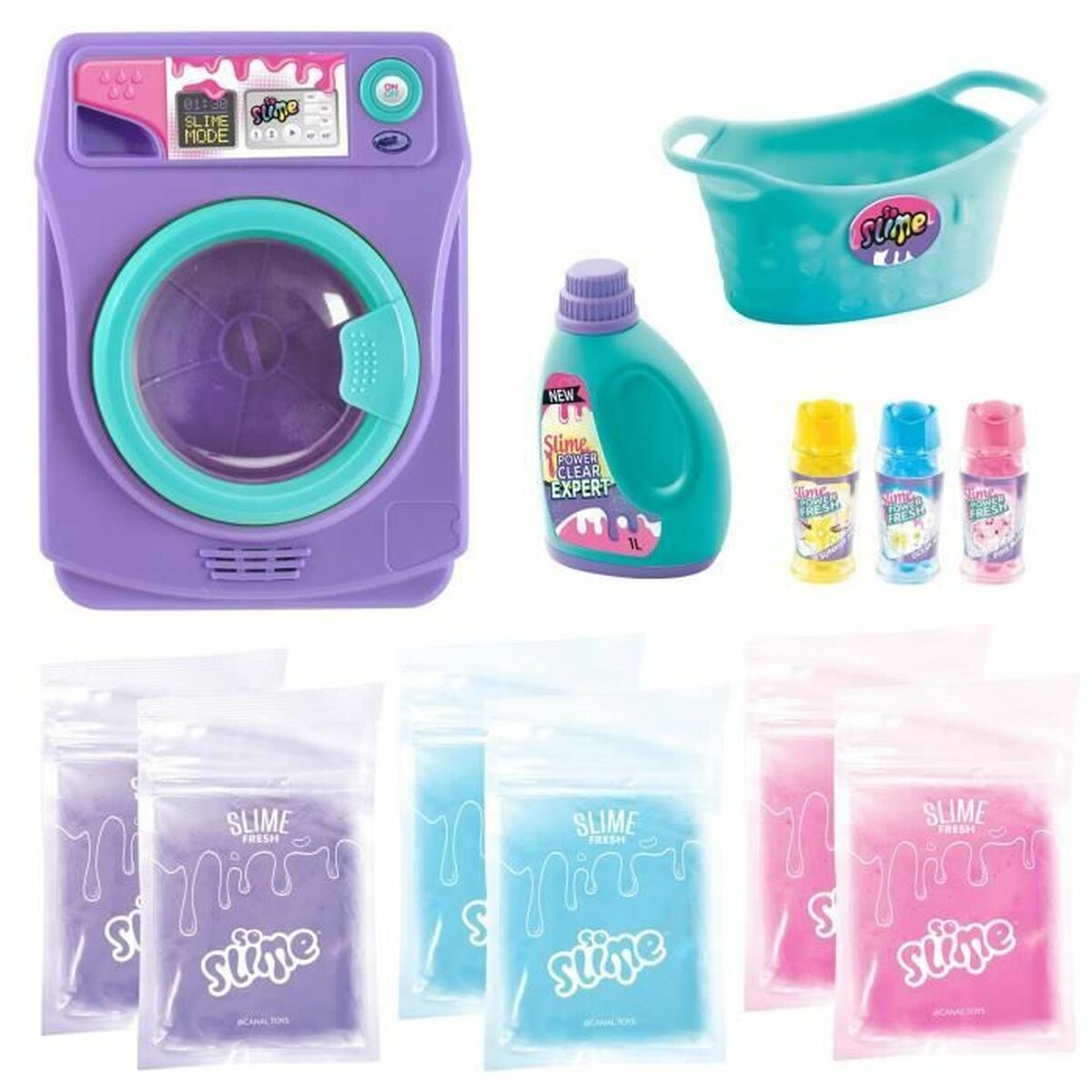 Slime Canal Toys Washing Machine Fresh Scented-Leksaker och spel, Spel och tillbehör-Canal Toys-peaceofhome.se