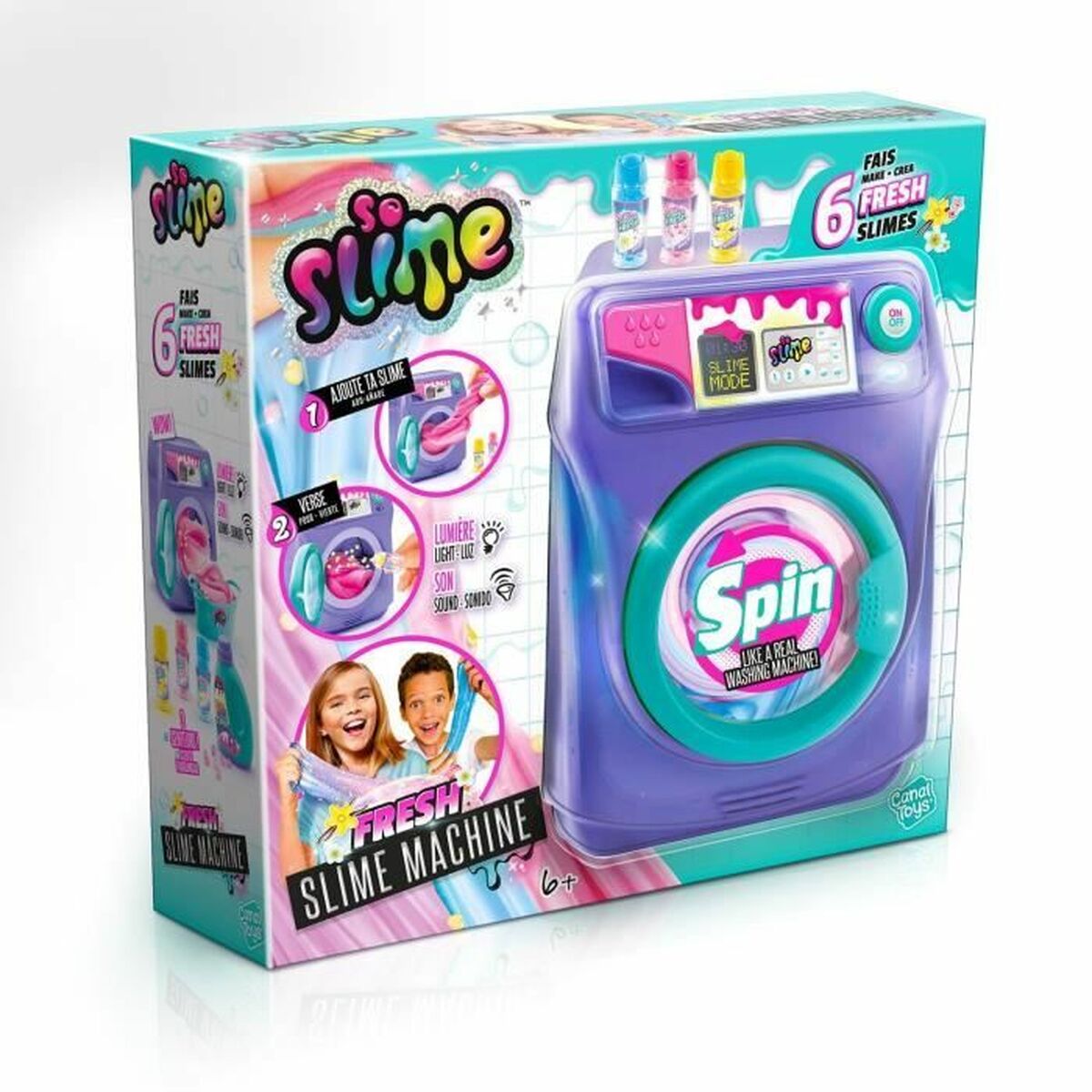 Slime Canal Toys Washing Machine Fresh Scented-Leksaker och spel, Spel och tillbehör-Canal Toys-peaceofhome.se