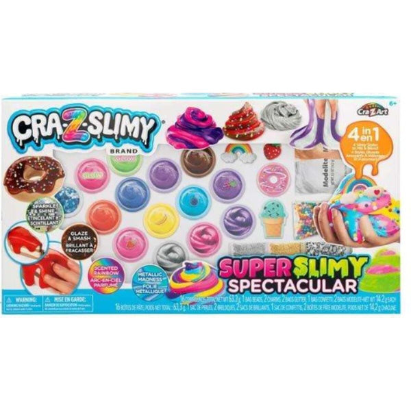 Slime Colorbaby Cra-Z-Slimy 4-i-1 Set-Leksaker och spel, Kreativa aktiviteter-Colorbaby-peaceofhome.se