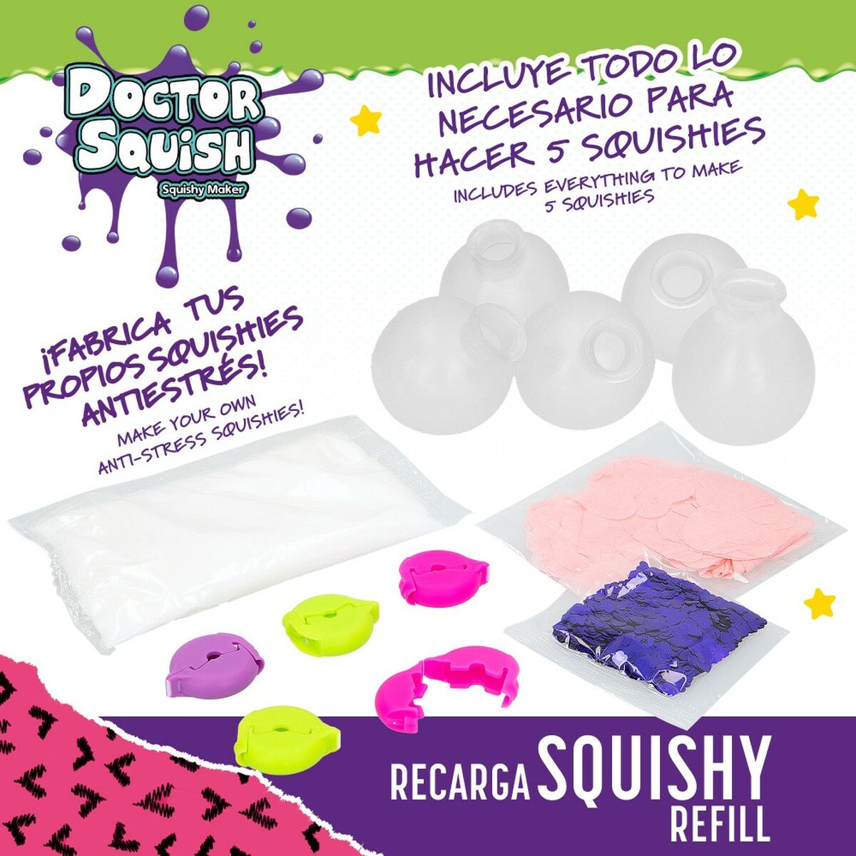 Slime Doctor Squish (12 antal)-Leksaker och spel, Kreativa aktiviteter-Doctor Squish-peaceofhome.se