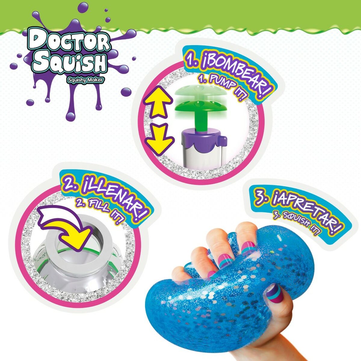 Slime Doctor Squish (12 antal)-Leksaker och spel, Kreativa aktiviteter-Doctor Squish-peaceofhome.se