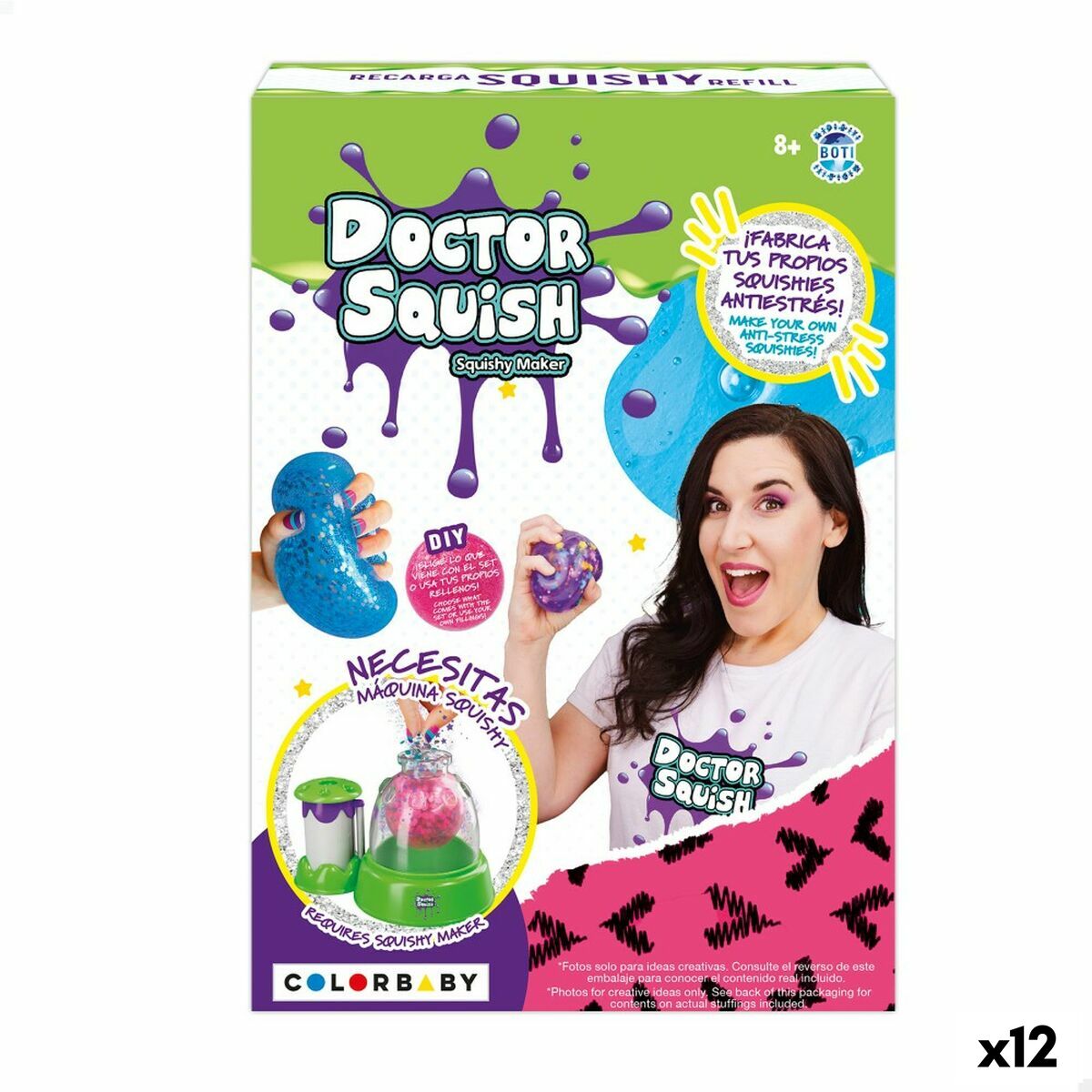 Slime Doctor Squish (12 antal)-Leksaker och spel, Kreativa aktiviteter-Doctor Squish-peaceofhome.se