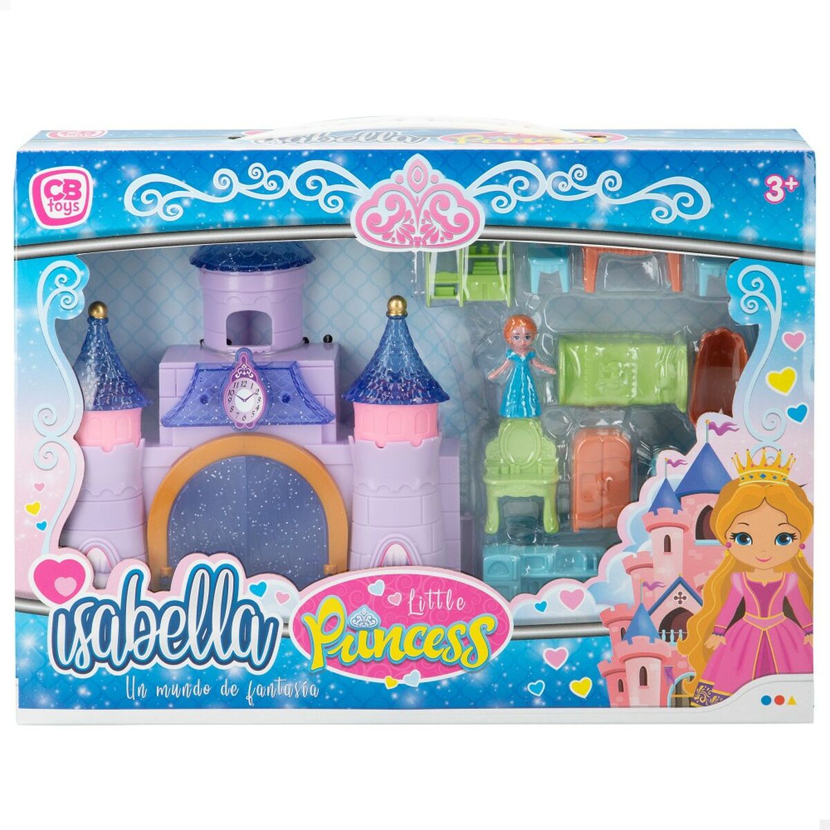 Slott Colorbaby Isabella Little Princess 6 antal-Leksaker och spel, Dockor och actionfigurer-Colorbaby-peaceofhome.se