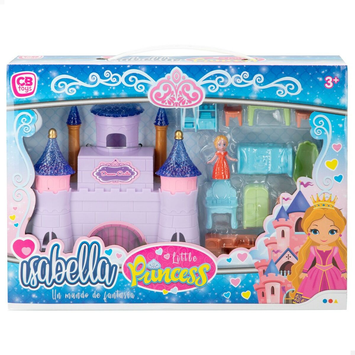 Slott Colorbaby Isabella Little Princess 6 antal-Leksaker och spel, Dockor och actionfigurer-Colorbaby-peaceofhome.se