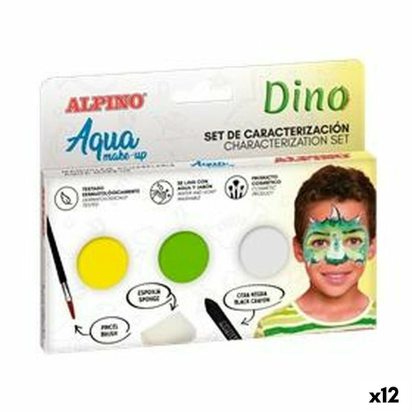 Sminkset för barn Alpino Dino Till vatten (12 antal)-Leksaker och spel, Fancy klänning och accessoarer-Alpino-peaceofhome.se