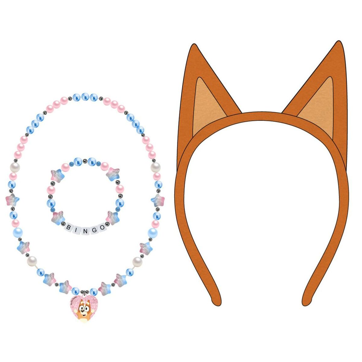 Smyckespåse Bluey Multicolour-Leksaker och spel, Fancy klänning och accessoarer-Bluey-peaceofhome.se