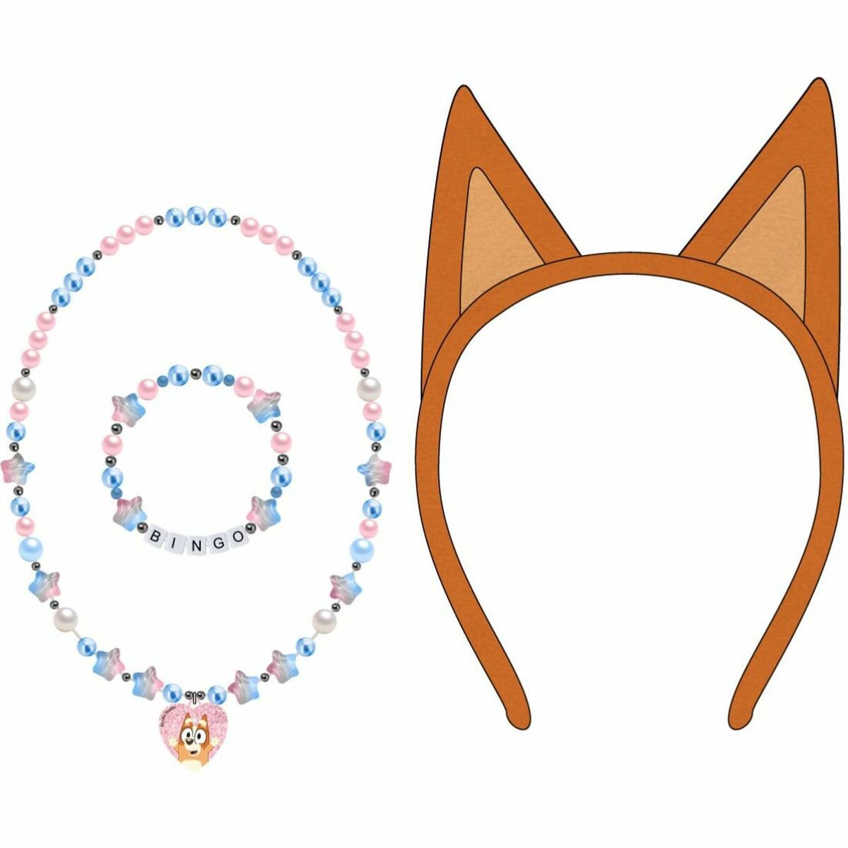 Smyckespåse Bluey Multicolour-Leksaker och spel, Fancy klänning och accessoarer-Bluey-peaceofhome.se