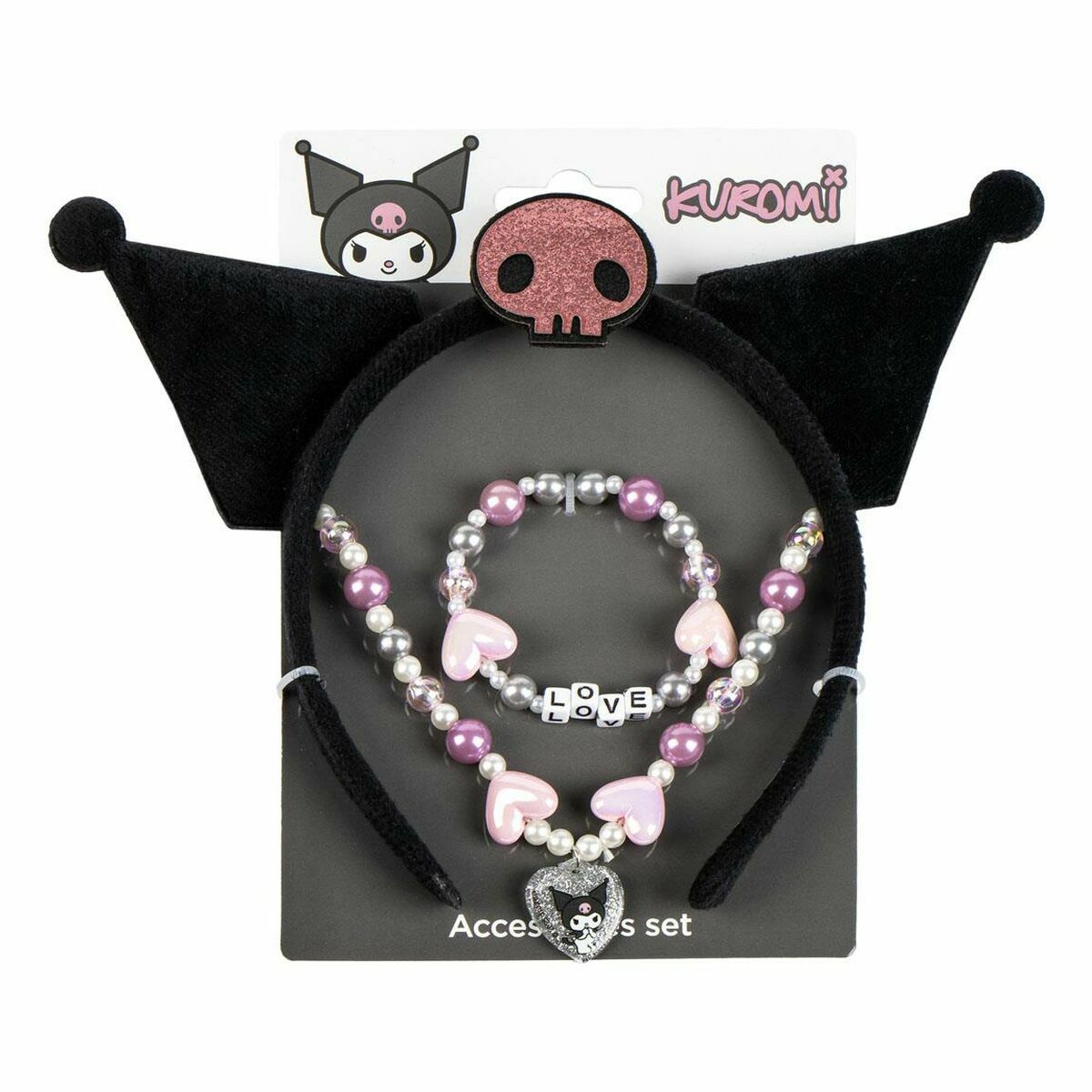 Smyckespåse Hello Kitty Svart 3 Delar-Leksaker och spel, Fancy klänning och accessoarer-Hello Kitty-peaceofhome.se