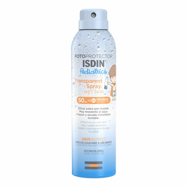 Solskyddsspray för barn Isdin Pediatrics Spf 50 250 ml-Bebis, Hygien och vård-Isdin-peaceofhome.se