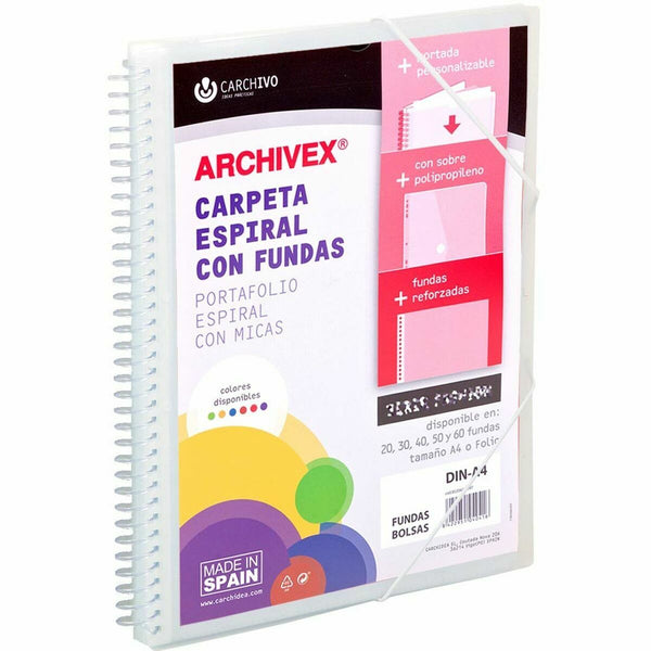 Sorteringsmapp Carchivo Archivex-Star Transparent A4-Kontor och Kontorsmaterial, Kontorsmaterial-Carchivo-peaceofhome.se