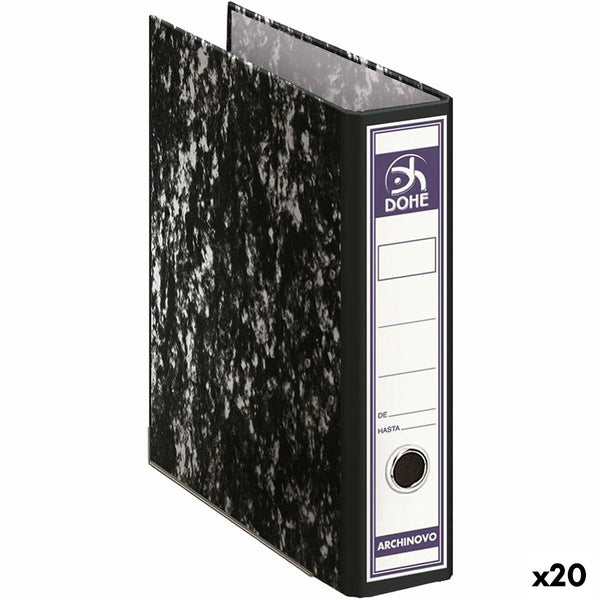 Spakbågefil DOHE 28,7 x 35 x 7 cm Svart (20 antal)