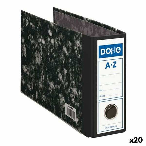 Spakbågefil DOHE Svart 28,7 x 21 x 7,5 cm (20 antal)-Kontor och Kontorsmaterial, Kontorsmaterial-DOHE-peaceofhome.se