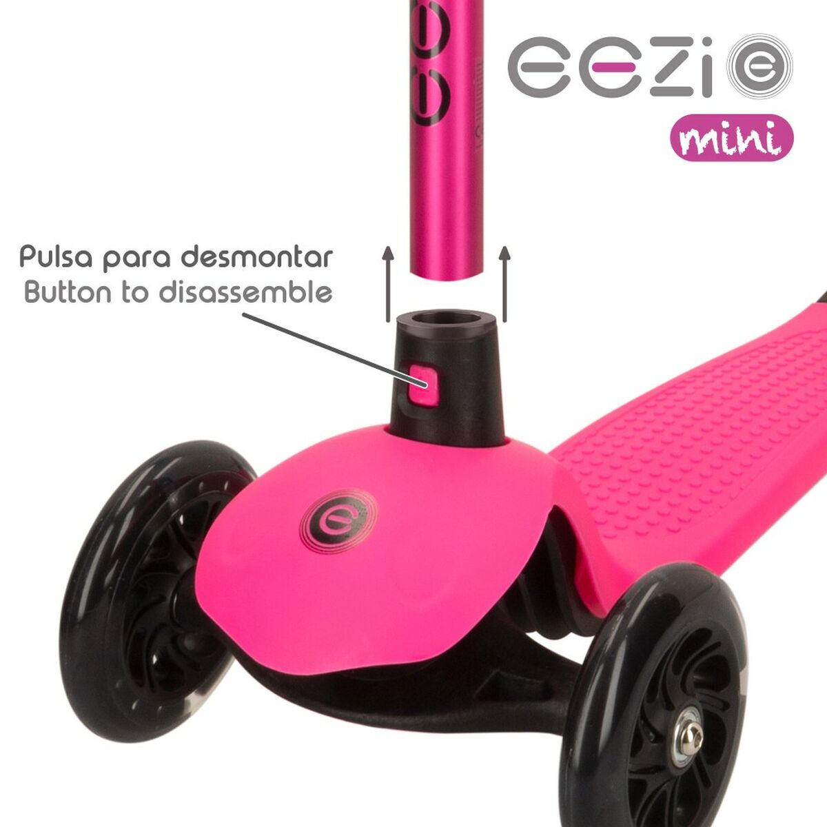 Sparkcykel Colorbaby Polyuretan Aluminium Fuchsia-Sport och utomhus, Stadsrörlighet-Colorbaby-peaceofhome.se