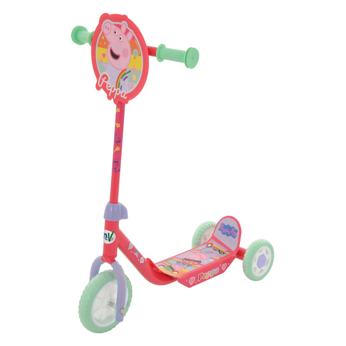 Sparkcykel Peppa Pig Gummi Metall Plast-Sport och utomhus, Stadsrörlighet-Peppa Pig-peaceofhome.se