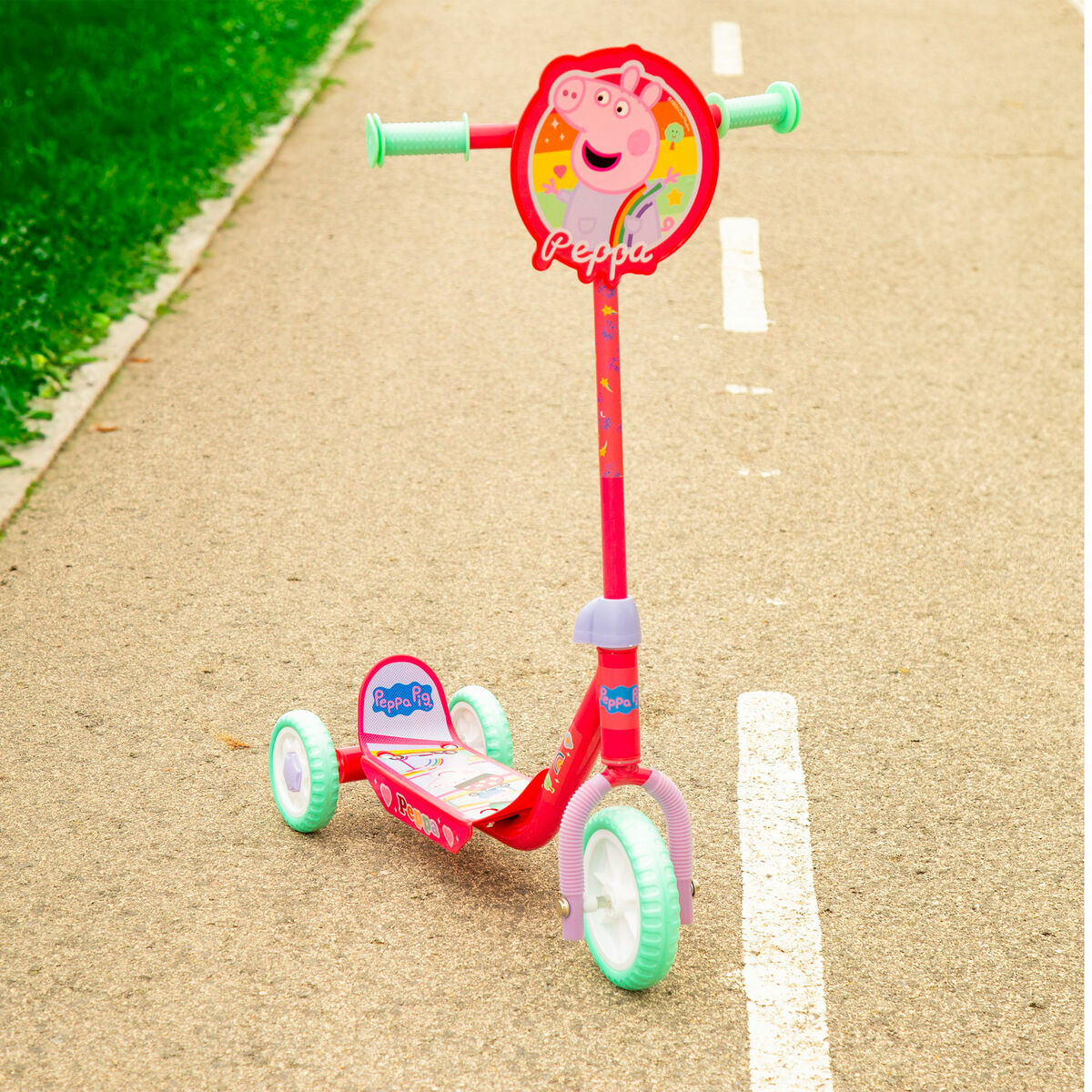 Sparkcykel Peppa Pig Gummi Metall Plast-Sport och utomhus, Stadsrörlighet-Peppa Pig-peaceofhome.se