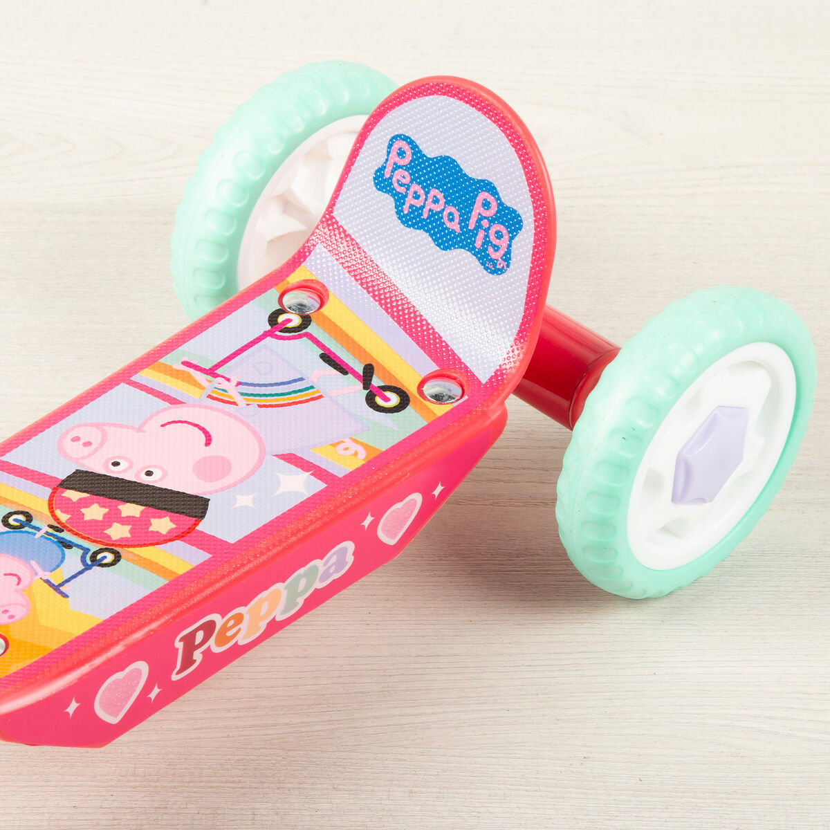 Sparkcykel Peppa Pig Gummi Metall Plast-Sport och utomhus, Stadsrörlighet-Peppa Pig-peaceofhome.se