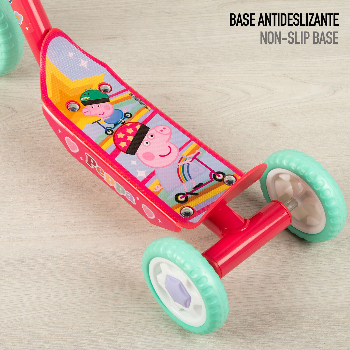 Sparkcykel Peppa Pig Gummi Metall Plast-Sport och utomhus, Stadsrörlighet-Peppa Pig-peaceofhome.se