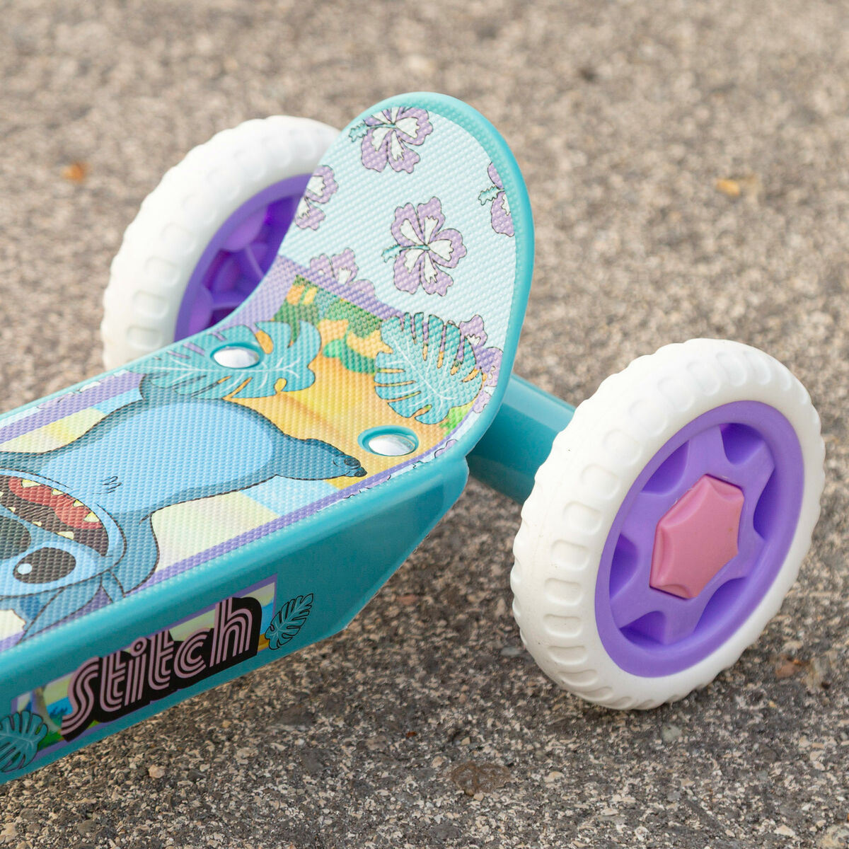 Sparkcykel Stitch Gummi Metall Plast Blå-Sport och utomhus, Stadsrörlighet-Stitch-peaceofhome.se