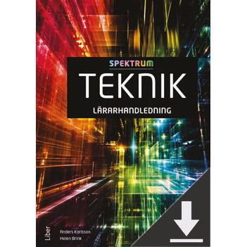 Spektrum Teknik Lärarhandledning (nedladdningsbar) 12 mån-Digitala böcker-Liber-peaceofhome.se