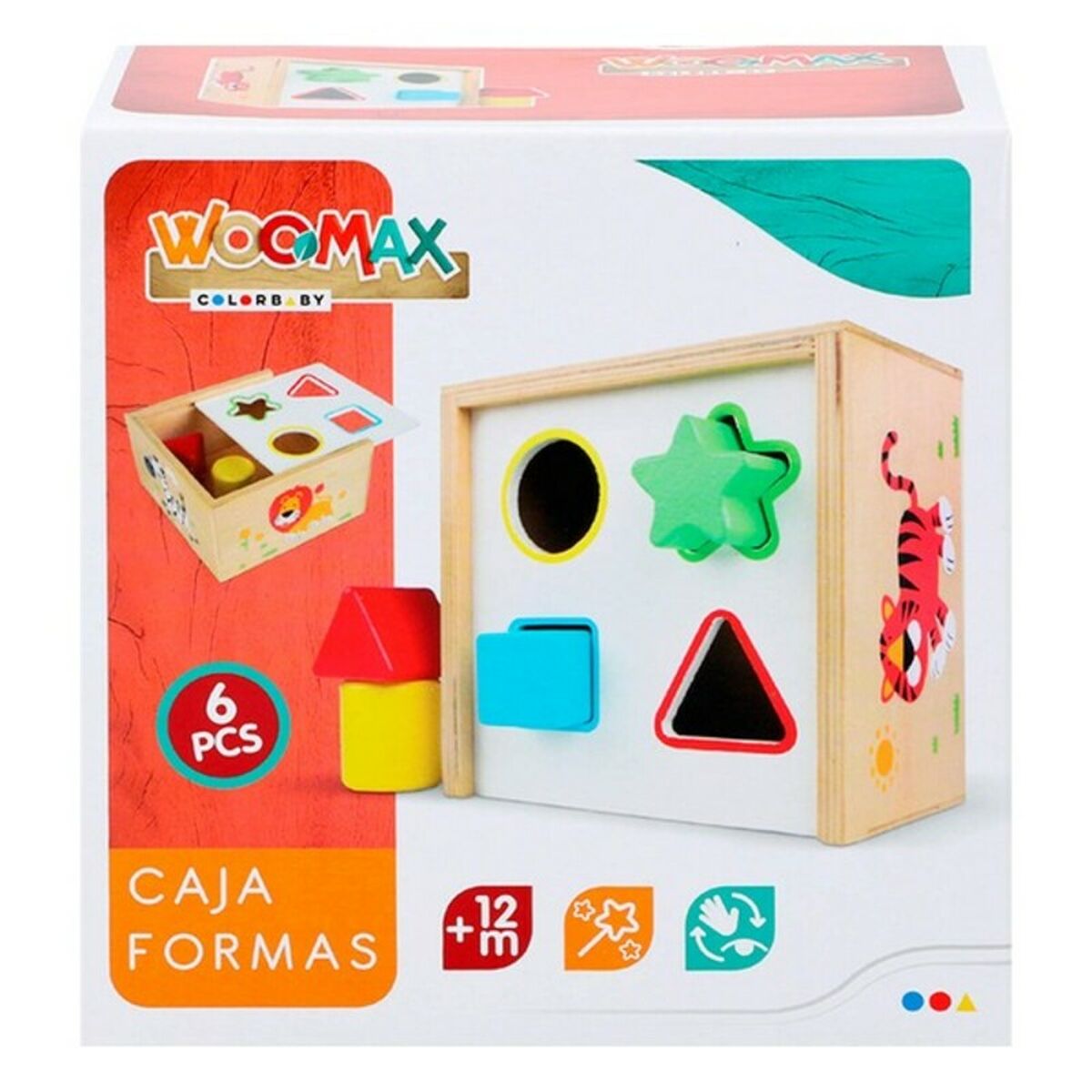 Spel av Trä Woomax (6 pcs)-Leksaker och spel, Dockor och tillbehör-Woomax-peaceofhome.se