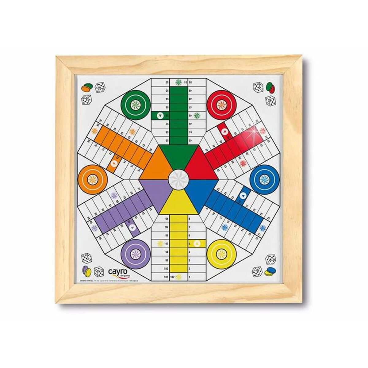 Spelplan till Småhästspelet Cayro (50 x 50 cm)-Leksaker och spel, Spel och tillbehör-Cayro-peaceofhome.se